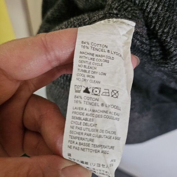 Tommy Bahama Sweater Mens XL Gray Reversible Sweatshirt Quarter Zip Pullover - Picture 6 of 10